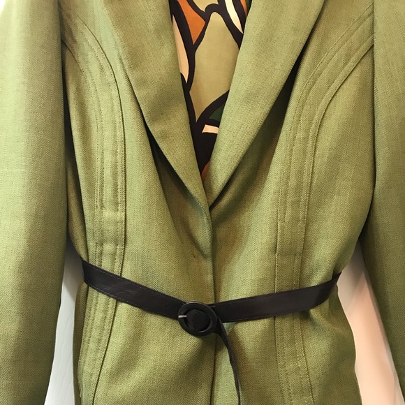 Brown and green 3 piece pant suit - Picture 2 of 3